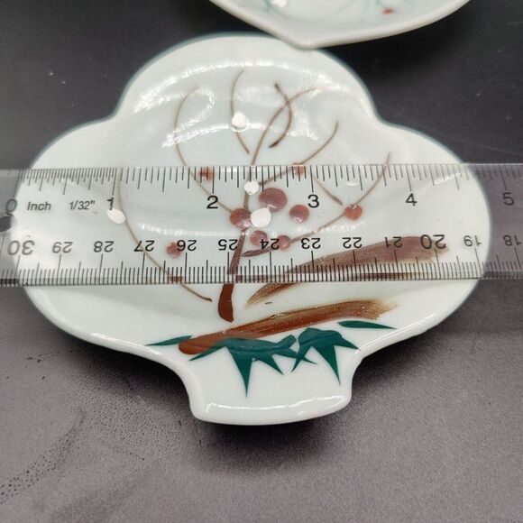 Vintage Card Suit Shaped Appetizer Plates Japan Trinket Dishes Lot of 3 - Picture 10 of 13